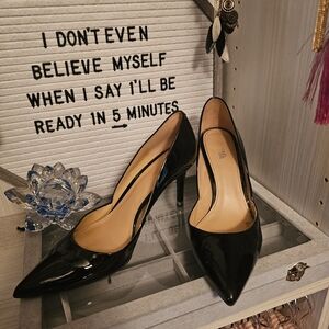 MICHAEL Michael Kors Black Patent Heels